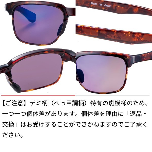 ER1-0170 DMBR イーアールワン サングラス デミ柄説明