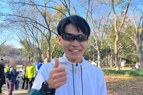 男性ランナー　マラソン