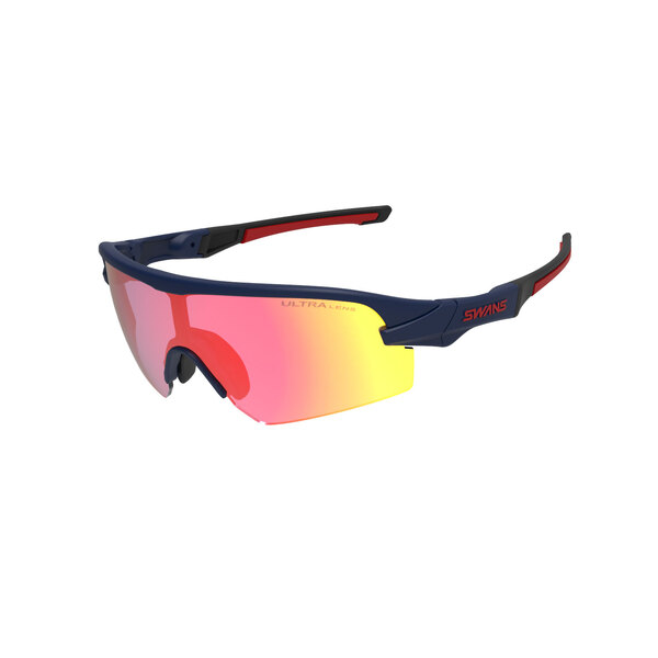 STRIX D.A. ストリックスディーエー サングラス マットダークネイビー レッドシャドーミラー×ULTRAネプチューンパープル メイン