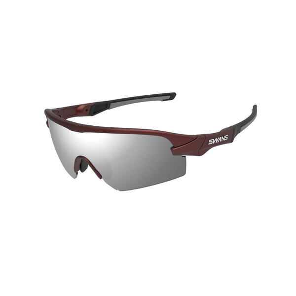 STRIX D.A. ストリックスディーエー サングラス ダークメタリックレッド シルバーミラー×偏光スモーク メイン