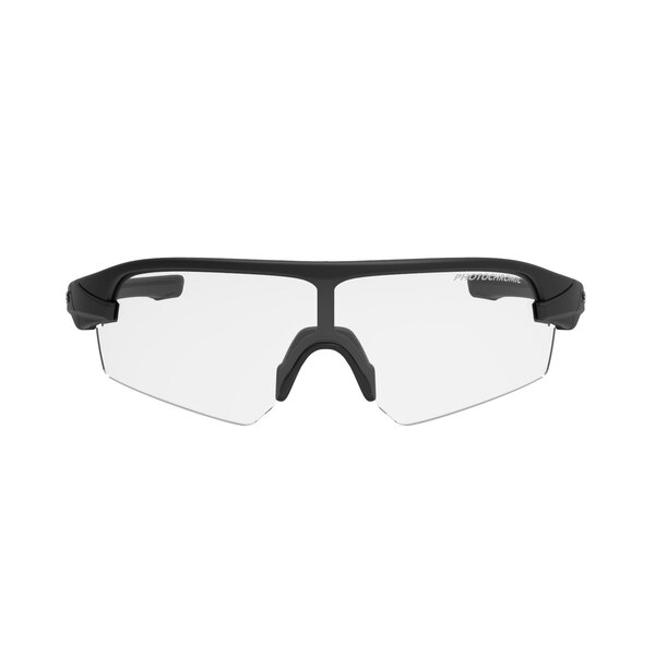 STRIX D.A. ストリックスディーエー サングラス マットブラック 調光クリア to スモーク 正面