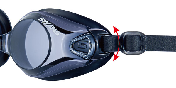 可動サイドパーツで快適フィット