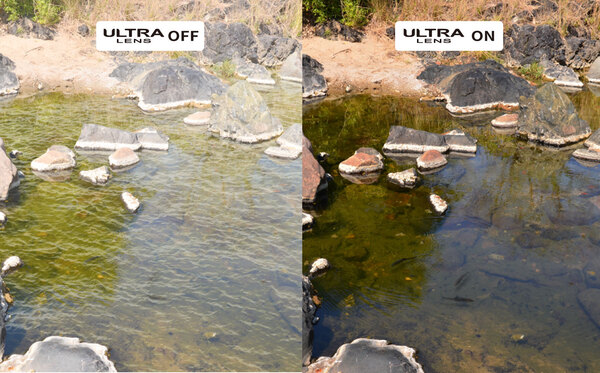 Features of ULTRA LENS for FISHING