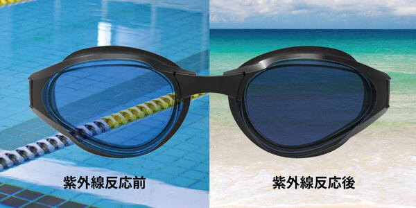 The brightness automatically changes depending on the amount of ultraviolet light.