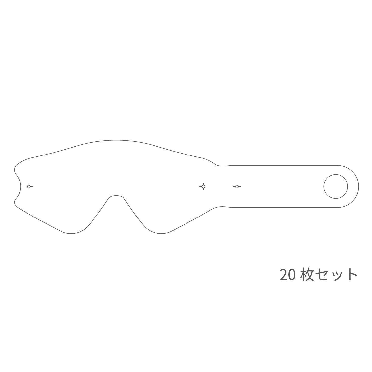 RUSH スペアレンズ [THINティアオフ(20枚組)] | 【公式】SWANS 日本製